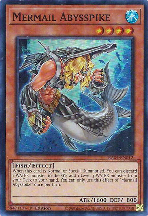 Mermail Abysspike [RA04-EN012] Super Rare | The CG Realm
