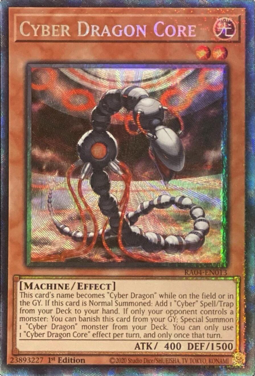 Cyber Dragon Core [RA04-EN013] Prismatic Collector's Rare | The CG Realm