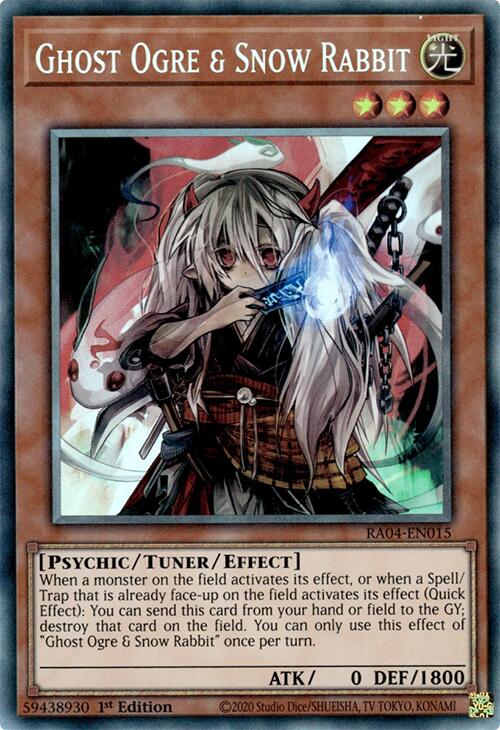 Ghost Ogre & Snow Rabbit [RA04-EN015] Prismatic Collector's Rare | The CG Realm