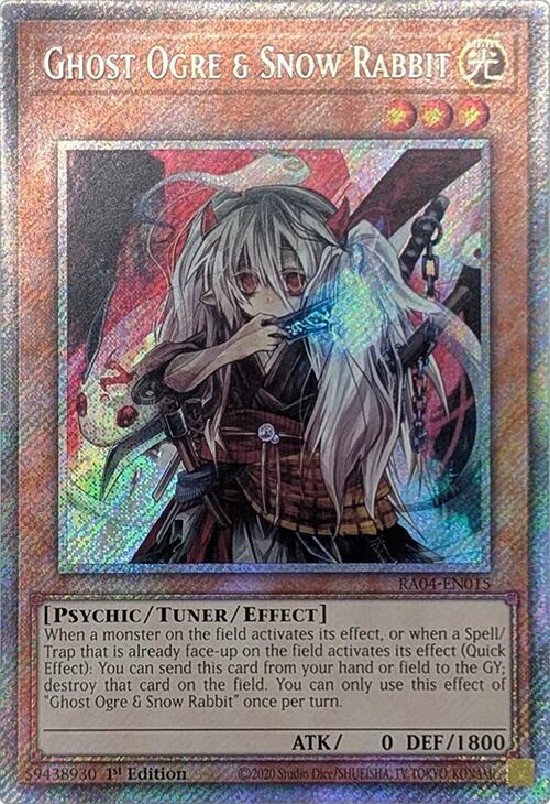 Ghost Ogre & Snow Rabbit [RA04-EN015] Platinum Secret Rare | The CG Realm