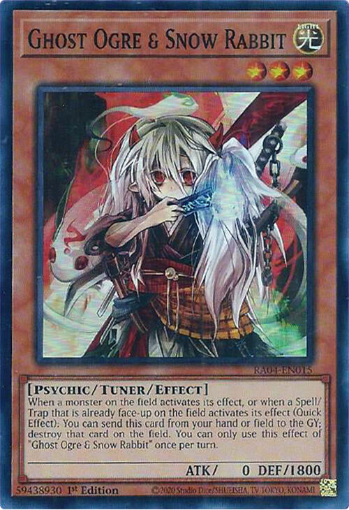 Ghost Ogre & Snow Rabbit [RA04-EN015] Super Rare | The CG Realm