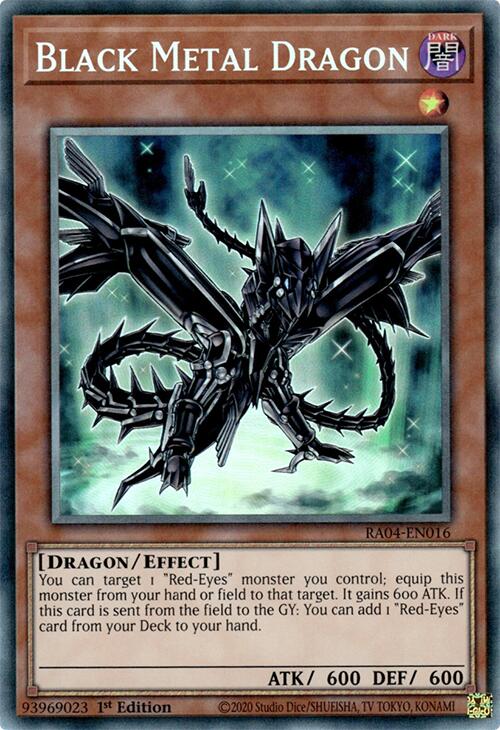 Black Metal Dragon [RA04-EN016] Prismatic Collector's Rare | The CG Realm