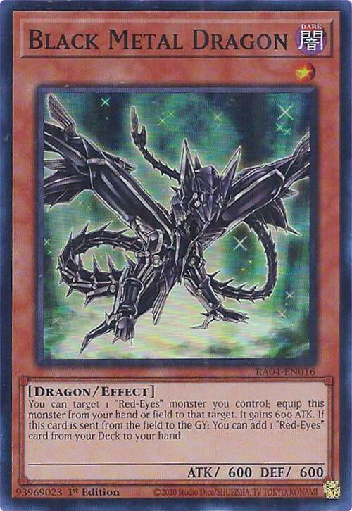 Black Metal Dragon [RA04-EN016] Super Rare | The CG Realm
