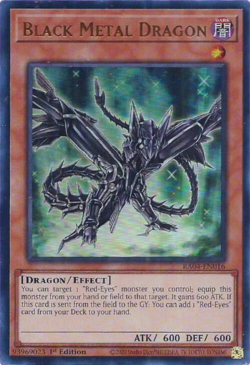 Black Metal Dragon [RA04-EN016] Ultra Rare | The CG Realm