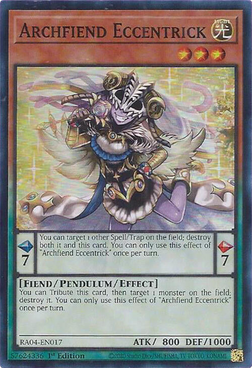 Archfiend Eccentrick [RA04-EN017] Super Rare | The CG Realm