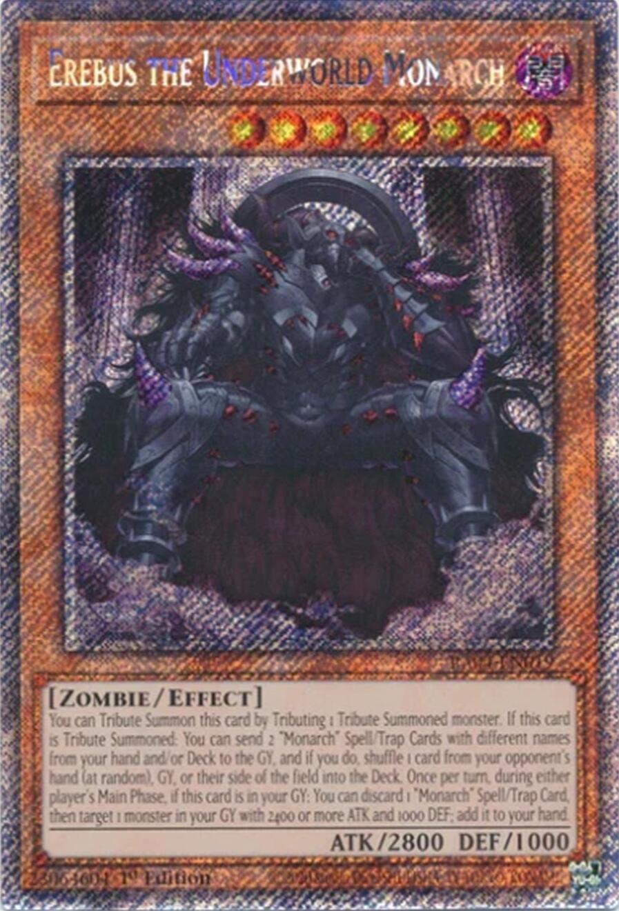 Erebus the Underworld Monarch [RA04-EN019] Platinum Secret Rare | The CG Realm