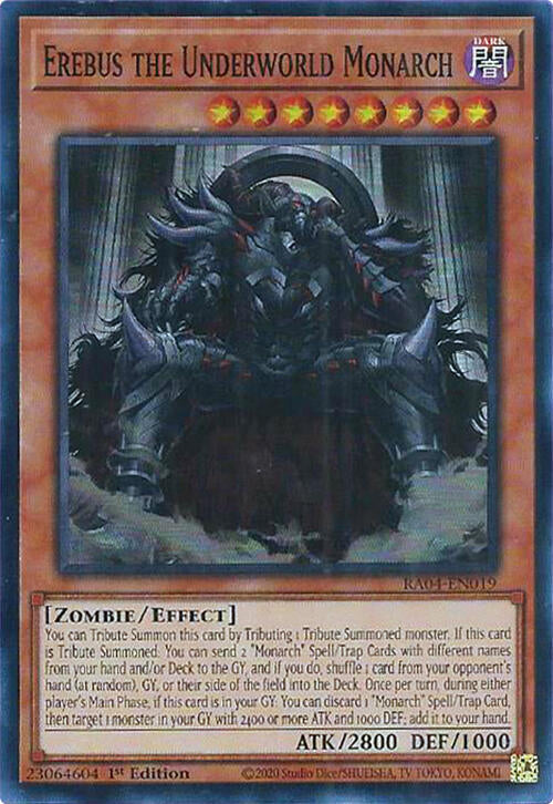 Erebus the Underworld Monarch [RA04-EN019] Super Rare | The CG Realm