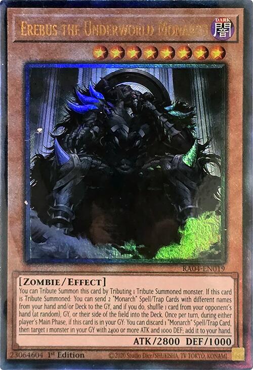 Erebus the Underworld Monarch [RA04-EN019] Prismatic Ultimate Rare | The CG Realm