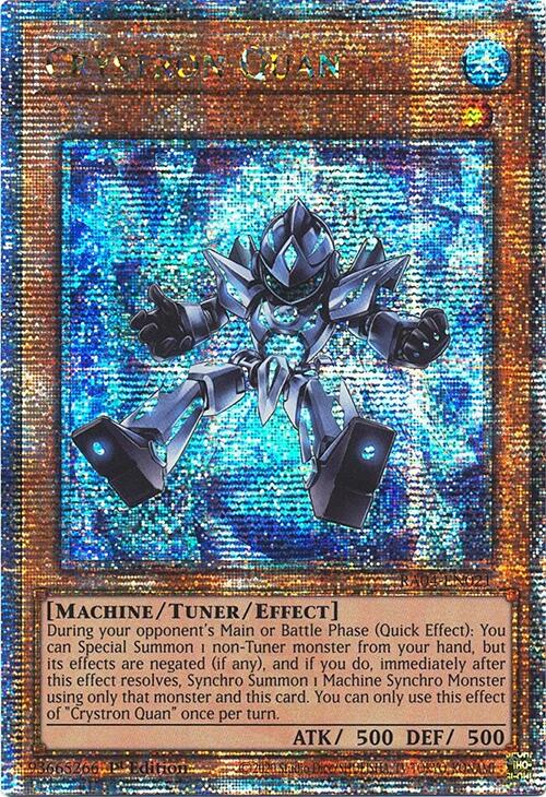 Crystron Quan [RA04-EN021] Quarter Century Secret Rare | The CG Realm