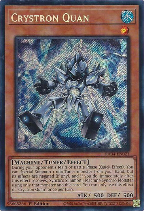 Crystron Quan [RA04-EN021] Secret Rare | The CG Realm