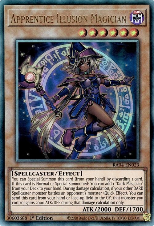 Apprentice Illusion Magician [RA04-EN023] Prismatic Ultimate Rare | The CG Realm