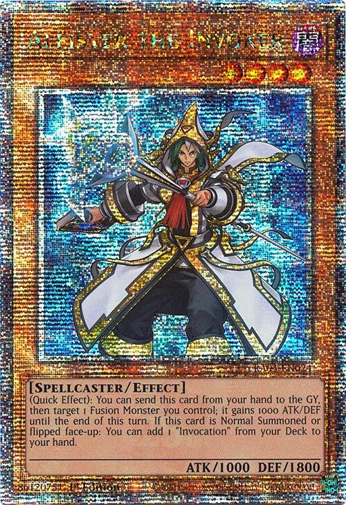 Aleister the Invoker (Alternate Art) [RA04-EN024] Quarter Century Secret Rare | The CG Realm