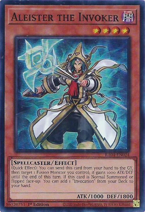 Aleister the Invoker (Alternate Art) [RA04-EN024] Super Rare | The CG Realm