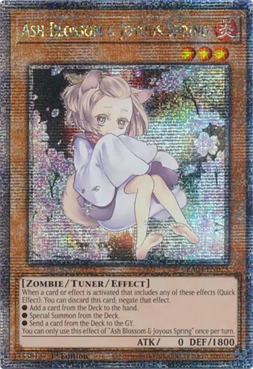 Ash Blossom & Joyous Spring (Alternate Art) [RA04-EN025] Quarter Century Secret Rare | The CG Realm