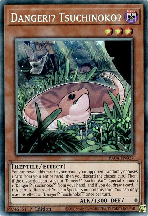 Danger!? Tsuchinoko? [RA04-EN027] Prismatic Collector's Rare | The CG Realm