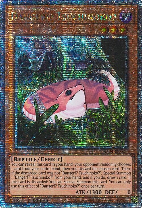 Danger!? Tsuchinoko? [RA04-EN027] Quarter Century Secret Rare | The CG Realm
