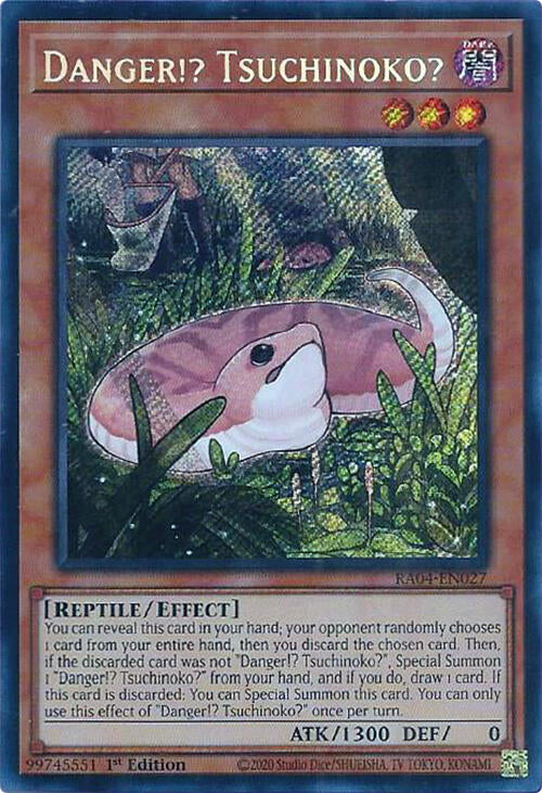 Danger!? Tsuchinoko? [RA04-EN027] Secret Rare | The CG Realm