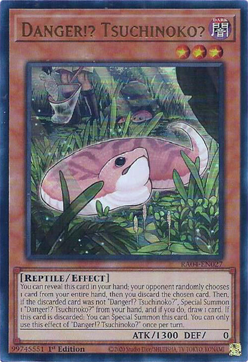 Danger!? Tsuchinoko? [RA04-EN027] Ultra Rare | The CG Realm
