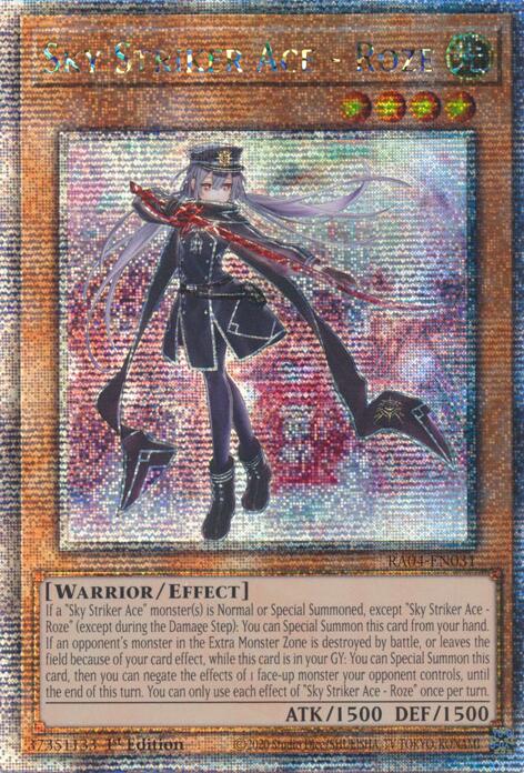 Sky Striker Ace - Roze [RA04-EN031] Quarter Century Secret Rare | The CG Realm