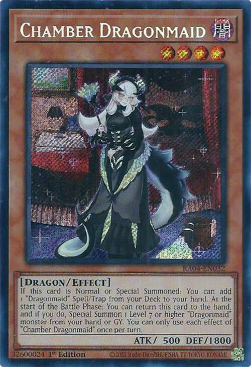 Chamber Dragonmaid [RA04-EN032] Secret Rare | The CG Realm