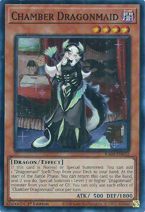 Chamber Dragonmaid [RA04-EN032] Super Rare | The CG Realm