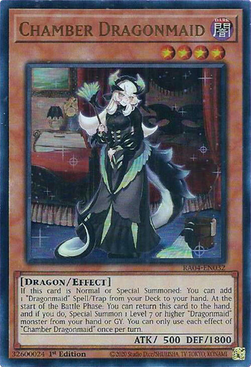 Chamber Dragonmaid [RA04-EN032] Ultra Rare | The CG Realm