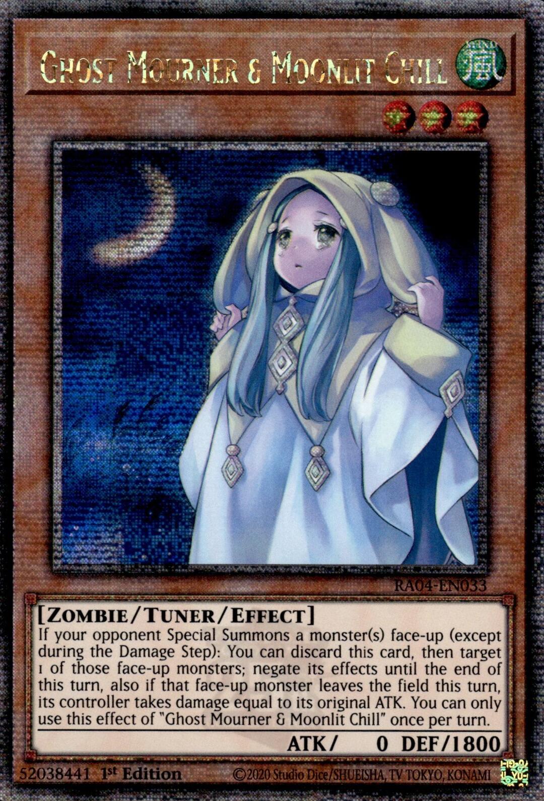 Ghost Mourner & Moonlit Chill [RA04-EN033] Quarter Century Secret Rare | The CG Realm