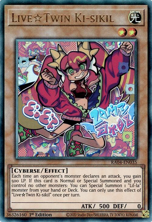LiveTwin Ki-sikil [RA04-EN035] Prismatic Ultimate Rare | The CG Realm