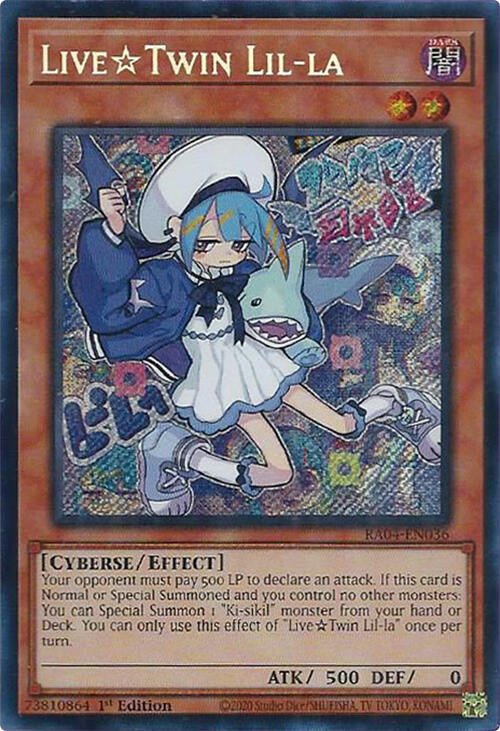 LiveTwin Lil-la [RA04-EN036] Secret Rare | The CG Realm