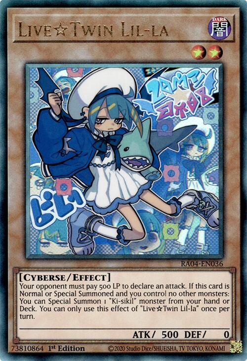 LiveTwin Lil-la [RA04-EN036] Prismatic Ultimate Rare | The CG Realm