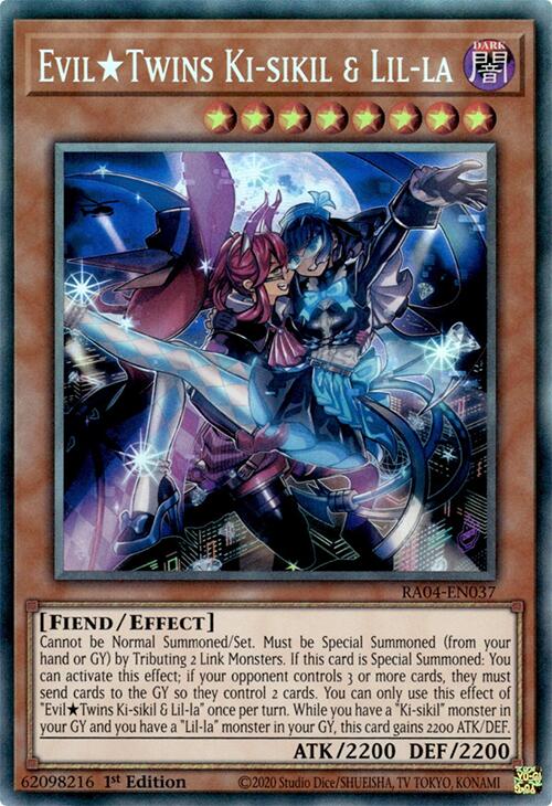 EvilTwins Ki-sikil & Lil-la [RA04-EN037] Prismatic Collector's Rare | The CG Realm
