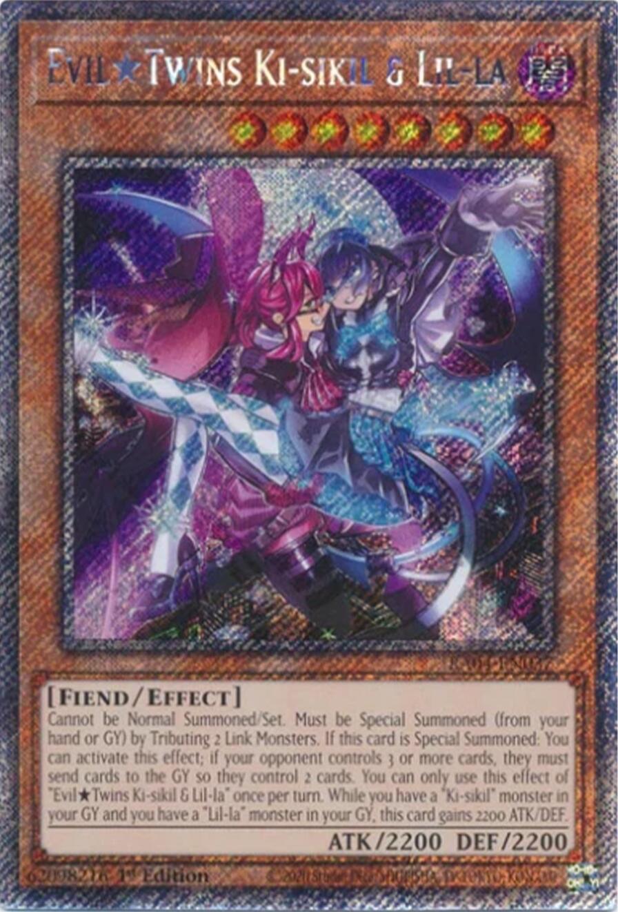 EvilTwins Ki-sikil & Lil-la [RA04-EN037] Platinum Secret Rare | The CG Realm