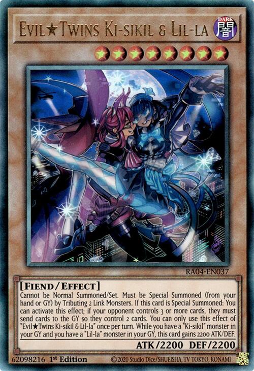 EvilTwins Ki-sikil & Lil-la [RA04-EN037] Prismatic Ultimate Rare | The CG Realm