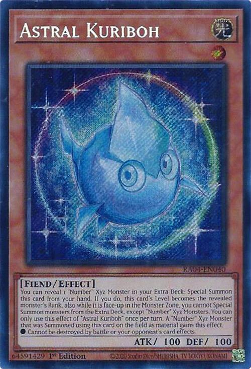 Astral Kuriboh [RA04-EN040] Secret Rare | The CG Realm
