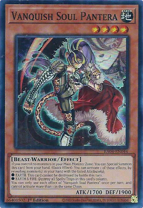 Vanquish Soul Pantera [RA04-EN044] Super Rare | The CG Realm