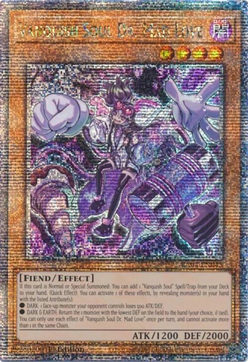 Vanquish Soul Dr. Mad Love [RA04-EN045] Quarter Century Secret Rare | The CG Realm