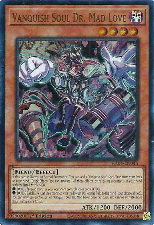 Vanquish Soul Dr. Mad Love [RA04-EN045] Ultra Rare | The CG Realm