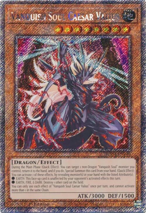 Vanquish Soul Caesar Valius [RA04-EN046] Platinum Secret Rare | The CG Realm