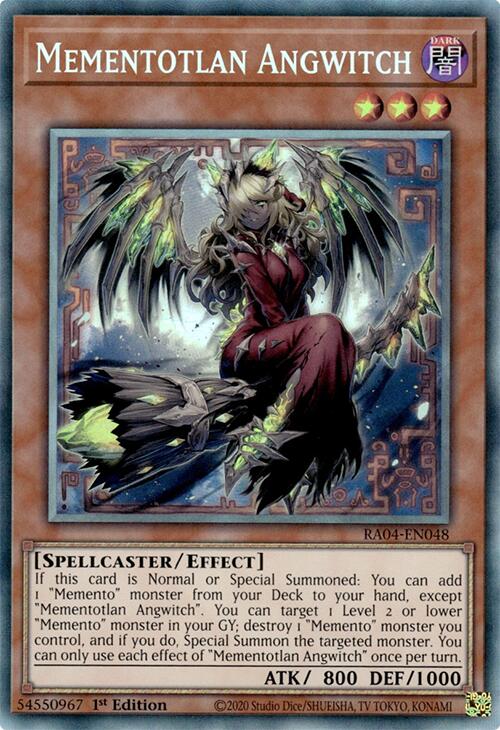 Mementotlan Angwitch [RA04-EN048] Prismatic Collector's Rare | The CG Realm