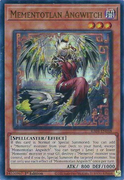 Mementotlan Angwitch [RA04-EN048] Ultra Rare | The CG Realm