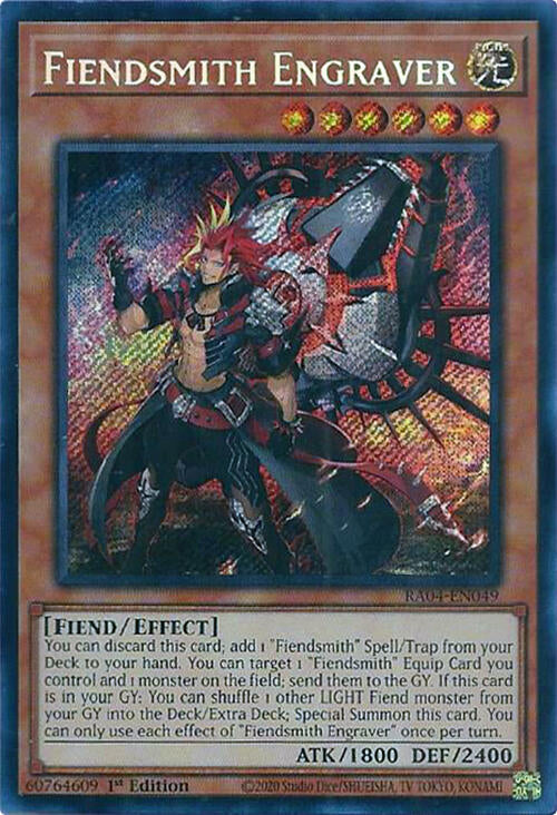 Fiendsmith Engraver [RA04-EN049] Secret Rare | The CG Realm