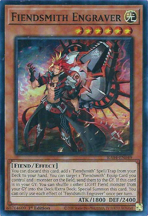 Fiendsmith Engraver [RA04-EN049] Super Rare | The CG Realm