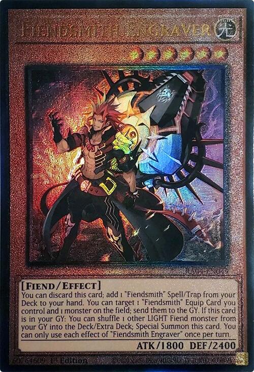 Fiendsmith Engraver [RA04-EN049] Prismatic Ultimate Rare | The CG Realm