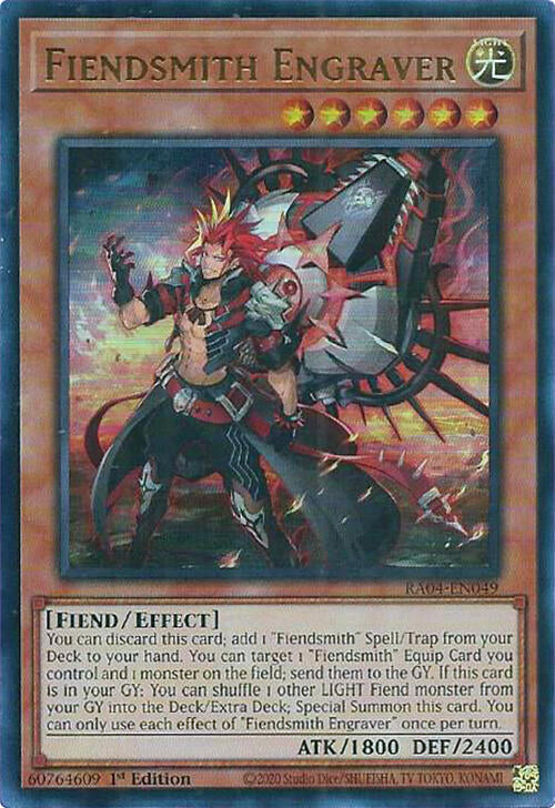 Fiendsmith Engraver [RA04-EN049] Ultra Rare | The CG Realm
