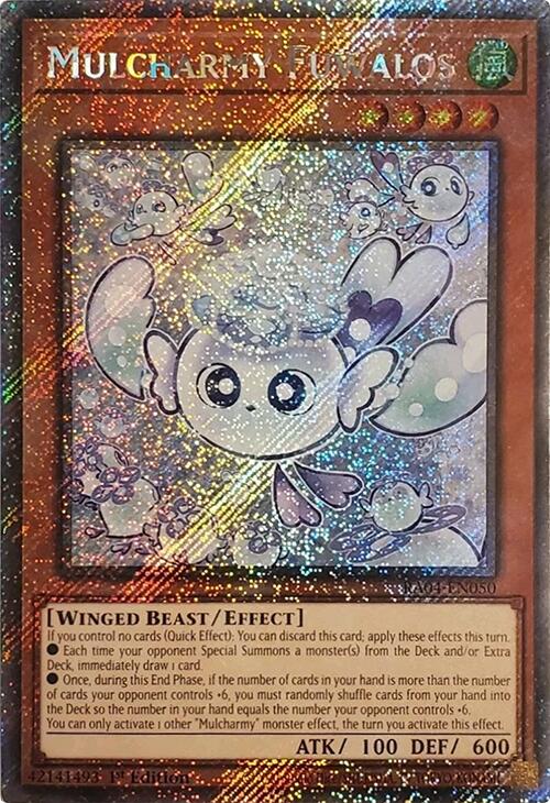Mulcharmy Fuwalos [RA04-EN050] Platinum Secret Rare | The CG Realm