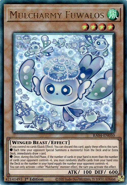 Mulcharmy Fuwalos [RA04-EN050] Prismatic Ultimate Rare | The CG Realm