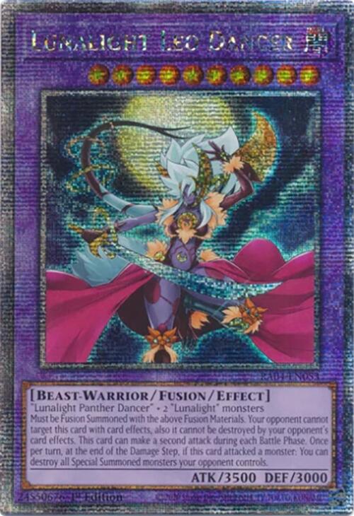 Lunalight Leo Dancer [RA04-EN053] Quarter Century Secret Rare | The CG Realm