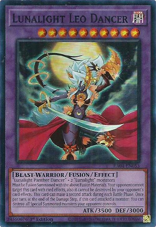 Lunalight Leo Dancer [RA04-EN053] Super Rare | The CG Realm