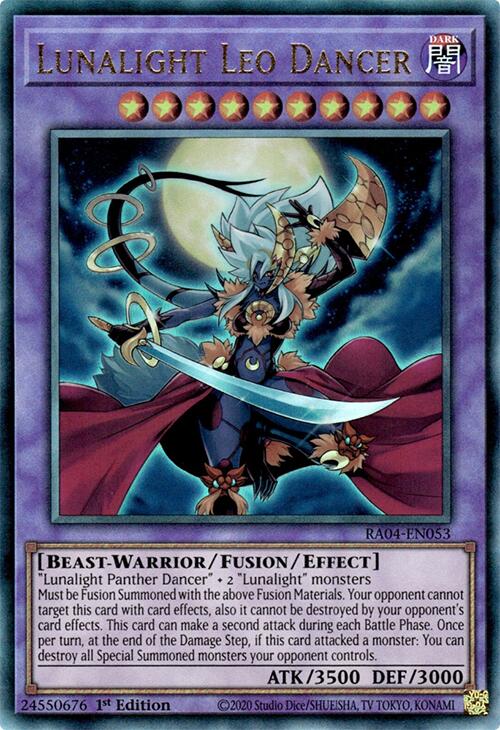 Lunalight Leo Dancer [RA04-EN053] Prismatic Ultimate Rare | The CG Realm