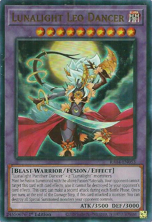 Lunalight Leo Dancer [RA04-EN053] Ultra Rare | The CG Realm